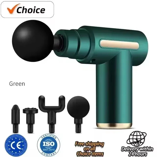 Buy Mini USB Massage Gun – Portable Fascia Relaxer for Neck, Shoulders, and Back, Quiet Muscle Relief for Home and Travel online at DLC Market