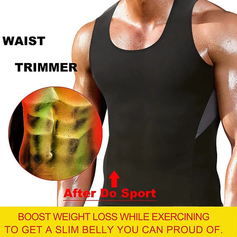 Buy Pop Closets Sauna Shirt for Men Sweat Suit Short Sleeve Compression T-Shirt Weight Loss Body Shaper Shirts for Workout Sports online at DLC Market
