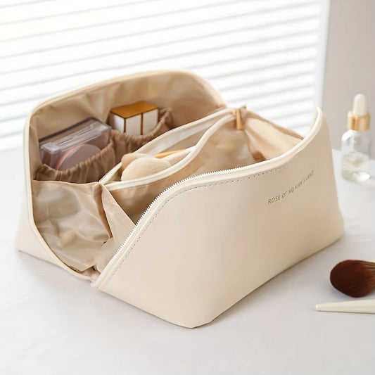 Makeup Organizer Female Toiletry Kit Bag Make Up Case Storage Pouch Luxury Lady Box, Cosmetic Bag, Organizer Bag For Travel Zip by DLC MARKET