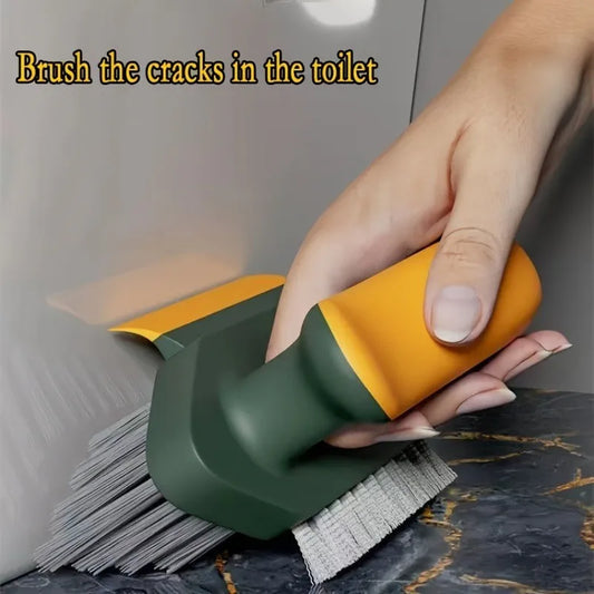 Buy 3-In-1 Multi-Function Cleaning Brush Hard Bristle Scrub Brush With Gap Brush T-Handle Grout Cleaner For Bathroom Kitchen Window online at DLC Market