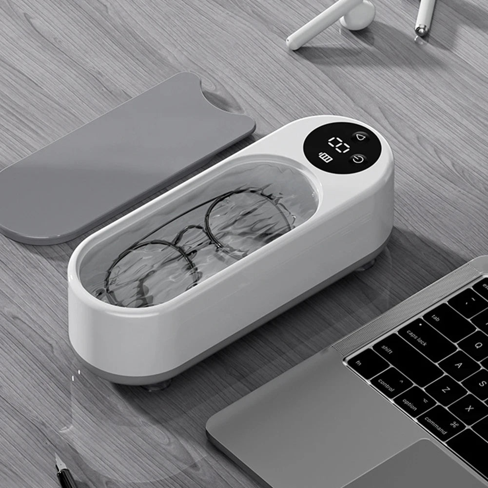 Buy Ultrasonic Jewelry Cleaner Machine Multifunctional Glasses Cleaner Portable Cleaning Machine USB Rechargeable for Ring Necklaces online at DLC Market