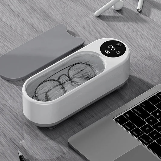 Buy Ultrasonic Jewelry Cleaner Machine Multifunctional Glasses Cleaner Portable Cleaning Machine USB Rechargeable for Ring Necklaces online at DLC Market