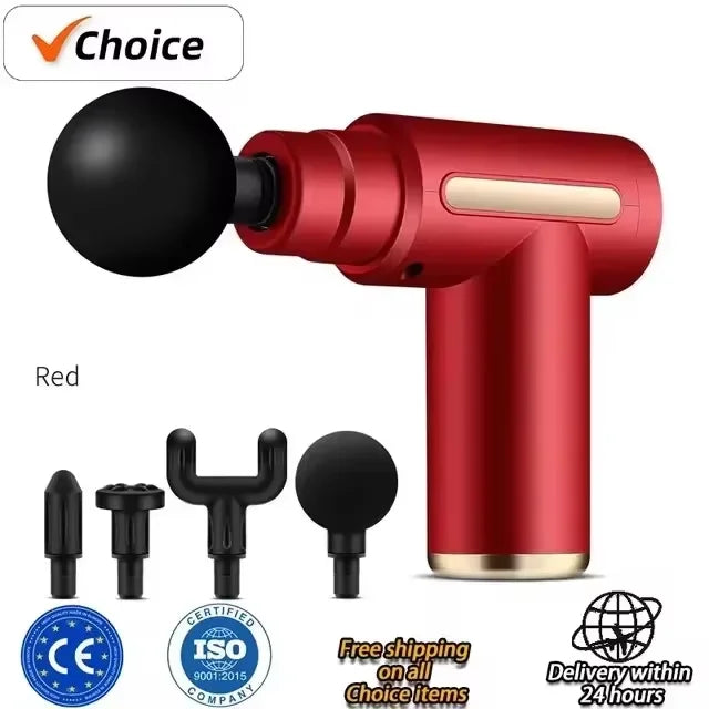 Buy Mini USB Massage Gun – Portable Fascia Relaxer for Neck, Shoulders, and Back, Quiet Muscle Relief for Home and Travel online at DLC Market