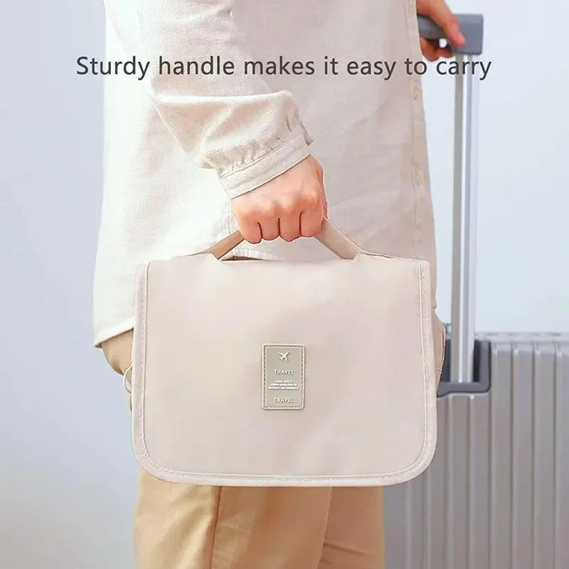 High Quality Travel Makeup Bag Waterproof Toiletries Organizer Women Neceser Bathroom Hook Wash Pouch Hook Makeup Storage Bag by DLC MARKET