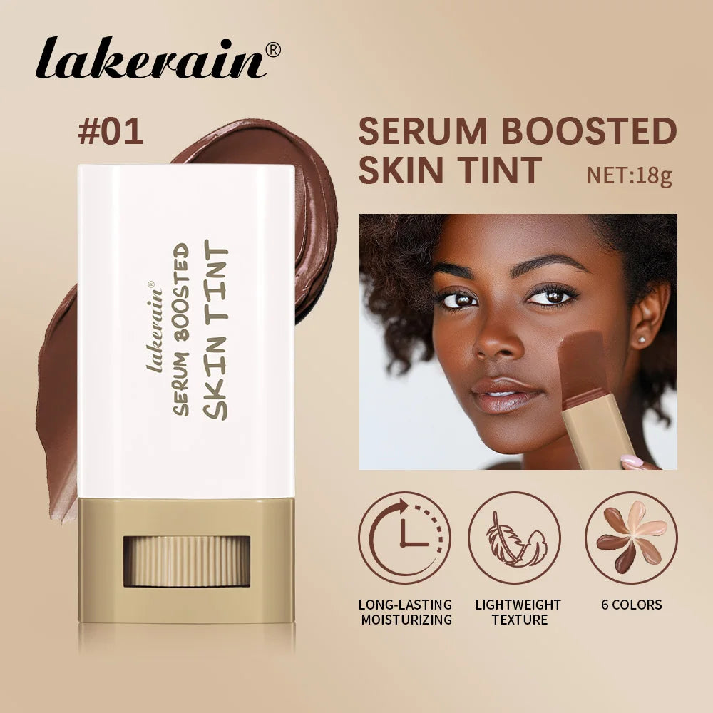 Buy Skin Tint Foundation Stick Moisturizing & Non-Sticky Concealer Base Foundation Boosted Smooth Makeup Stick Woman Cosmetics online at DLC Market