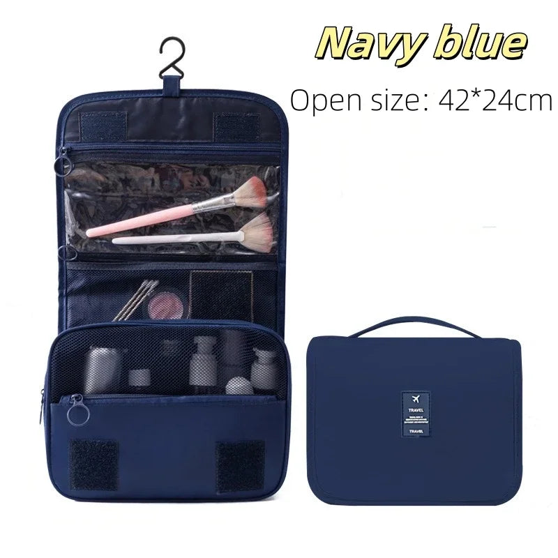 High Quality Travel Makeup Bag Waterproof Toiletries Organizer Women Neceser Bathroom Hook Wash Pouch Hook Makeup Storage Bag by DLC MARKET