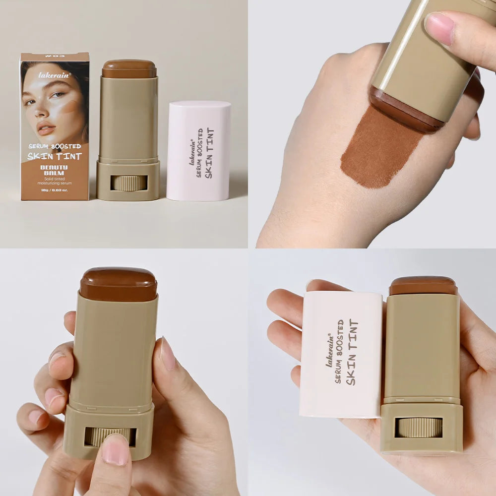 Buy Skin Tint Foundation Stick Moisturizing & Non-Sticky Concealer Base Foundation Boosted Smooth Makeup Stick Woman Cosmetics online at DLC Market
