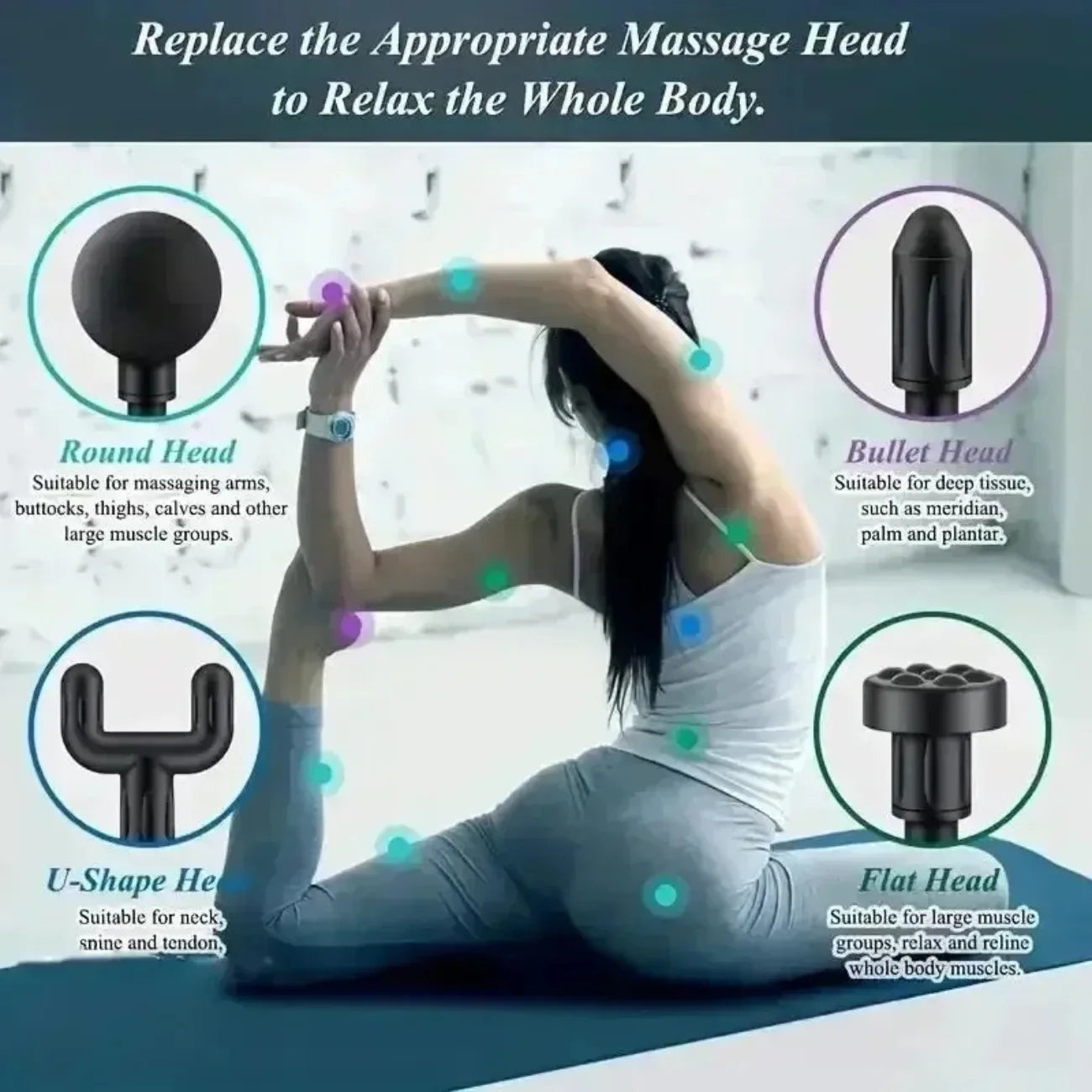 Buy Mini USB Massage Gun – Portable Fascia Relaxer for Neck, Shoulders, and Back, Quiet Muscle Relief for Home and Travel online at DLC Market