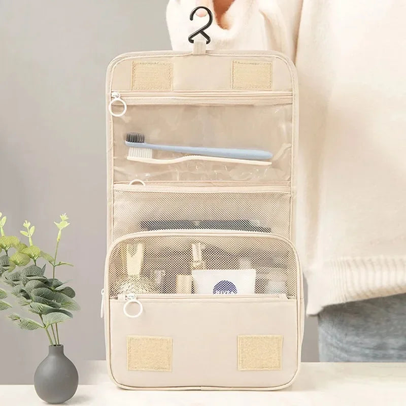 High Quality Travel Makeup Bag Waterproof Toiletries Organizer Women Neceser Bathroom Hook Wash Pouch Hook Makeup Storage Bag by DLC MARKET