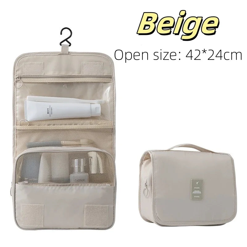 High Quality Travel Makeup Bag Waterproof Toiletries Organizer Women Neceser Bathroom Hook Wash Pouch Hook Makeup Storage Bag by DLC MARKET