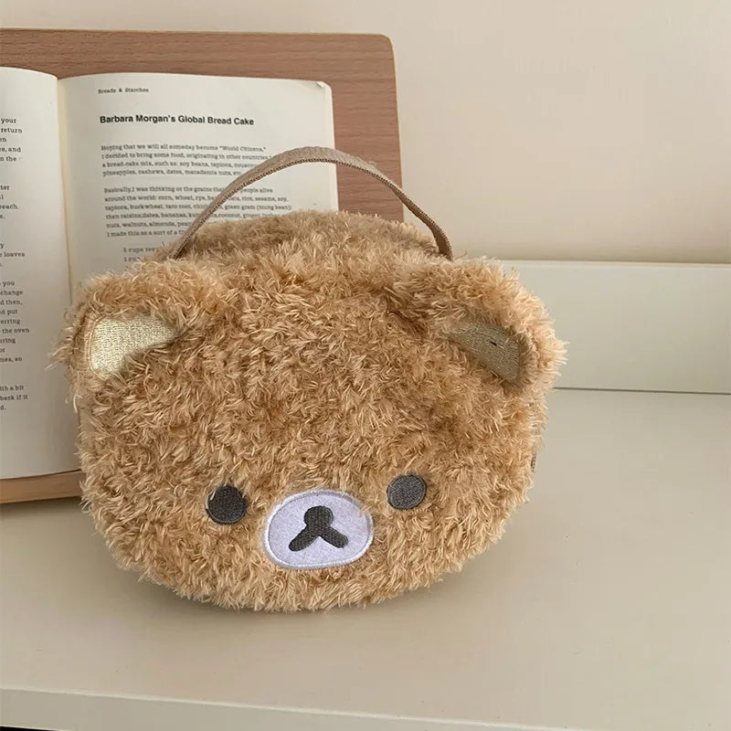 Plushes Makeup Case Anime Relaxed Bear Cosmetic Bag Women Jewelry Storage Pouch Girl Organizer Handbags Gift Hot Sales by DLC MARKET