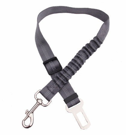 Buy Adjustable Dog Seat Belt Dog Car Seatbelt Harness Leads Elastic Reflective Safety Rope online at DLC Market