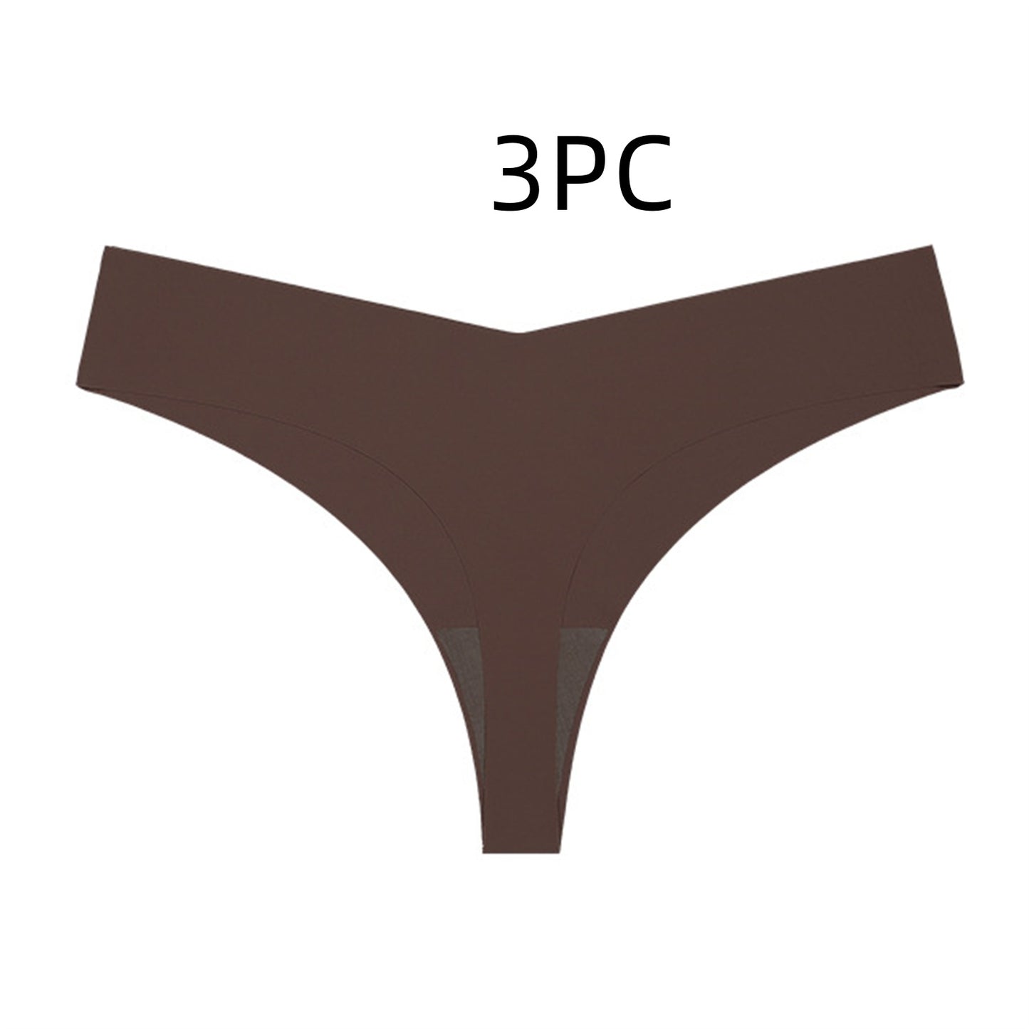 Buy Low Waist Ice Silk Nude Feel Seamless Purified Cotton Crotch T-back online at DLC Market