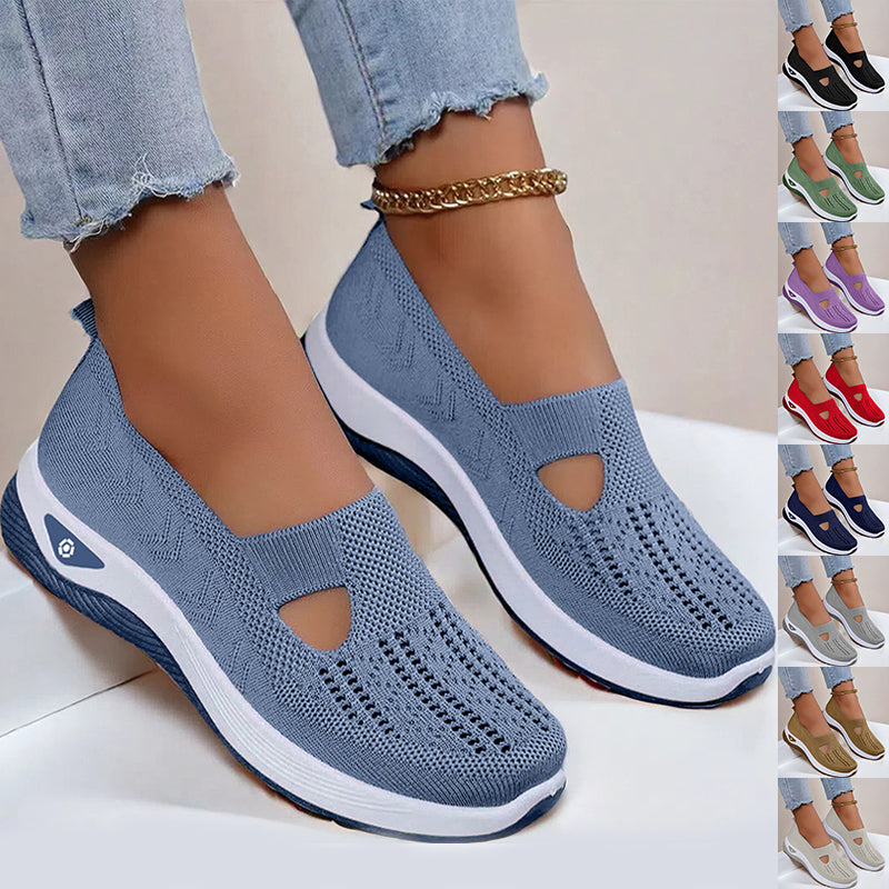 Womens breathable mesh non-slip flat casual shoes | DLC Market