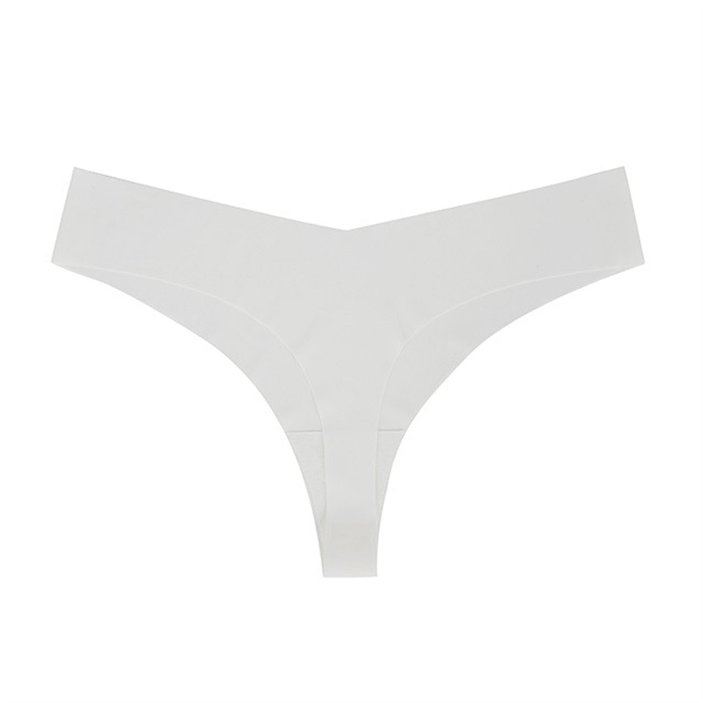 Buy Low Waist Ice Silk Nude Feel Seamless Purified Cotton Crotch T-back online at DLC Market