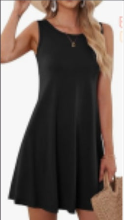 Buy Women's Casual Swing Simple T-Shirt Loose Dress online at DLC Market