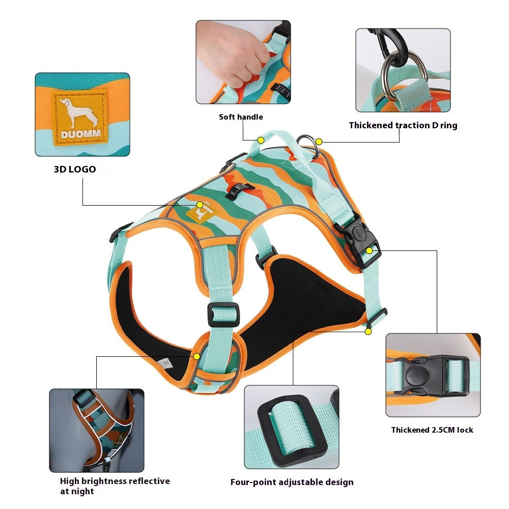 Buy Dog Chest And Back Reflective Commuter Hand Holding Rope online at DLC Market