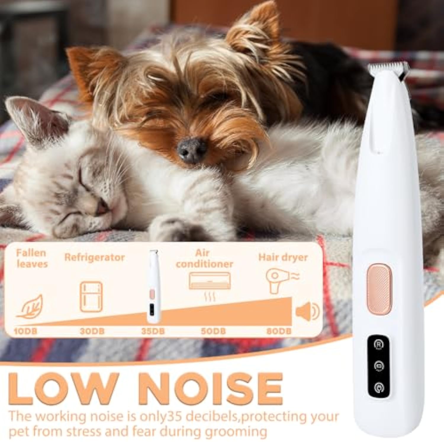 Buy Dog Paw Trimmer Electric Dog Trimmer For Paws Pet Paws Trimmer With Led Light Rechargeable Low Noise Pet Trimmer Hair Clipper online at DLC Market