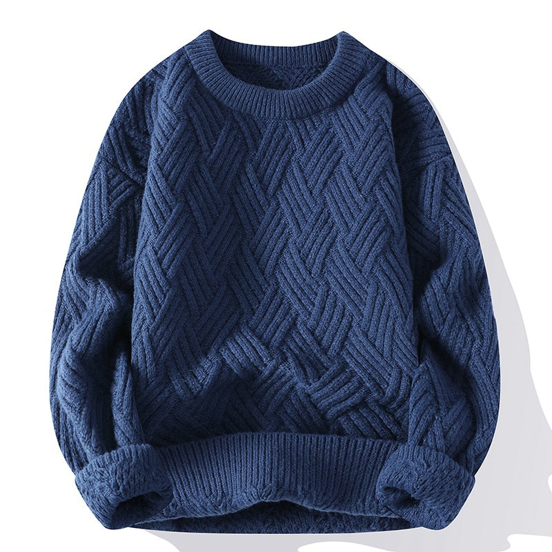 Autumn And Winter Clothing New Men's Thick Sweater by null