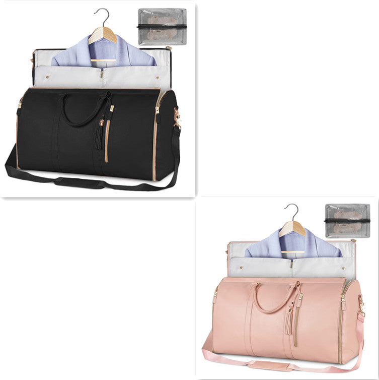 Buy Large Capacity Travel Duffle Bag Women's Handbag Folding Suit Bag Waterproof Clothes Totes online at DLC Market
