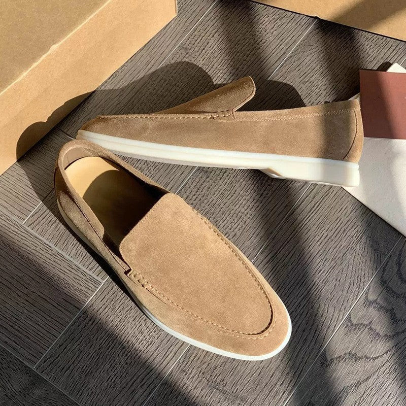 Buy Men's Loafers Summer Casual Frost Flat Shoes Slip-on Driving Shoes online at DLC Market