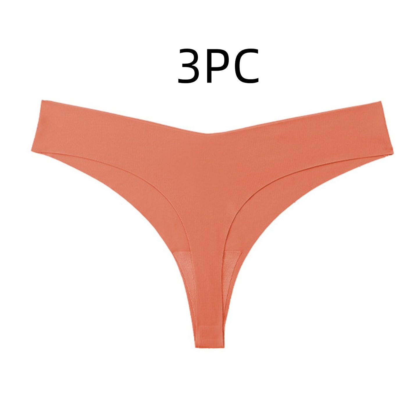Buy Low Waist Ice Silk Nude Feel Seamless Purified Cotton Crotch T-back online at DLC Market