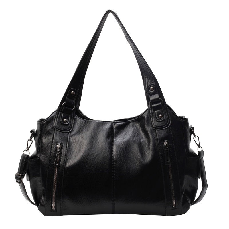 Buy Handbag European And American Retro Solid Color Simple Texture online at DLC Market