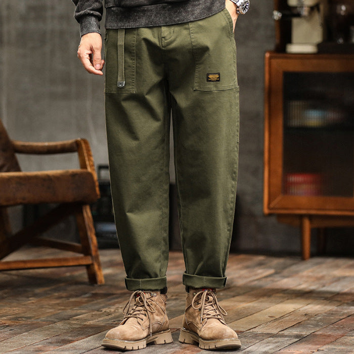 Trendy Men's Clothing Retro Overalls Fashion Brand by null