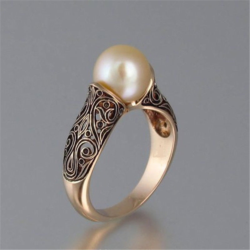 Buy Inlaid Imported Artificial ABS Pearl Ring online at DLC Market