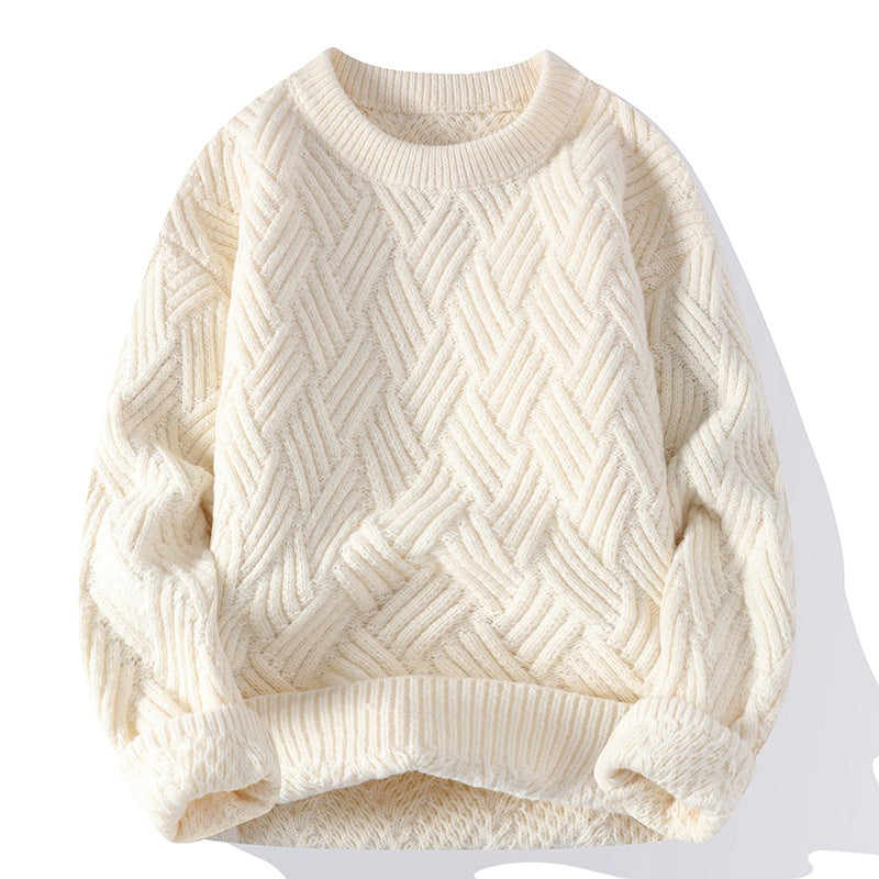 Autumn And Winter Clothing New Men's Thick Sweater by null