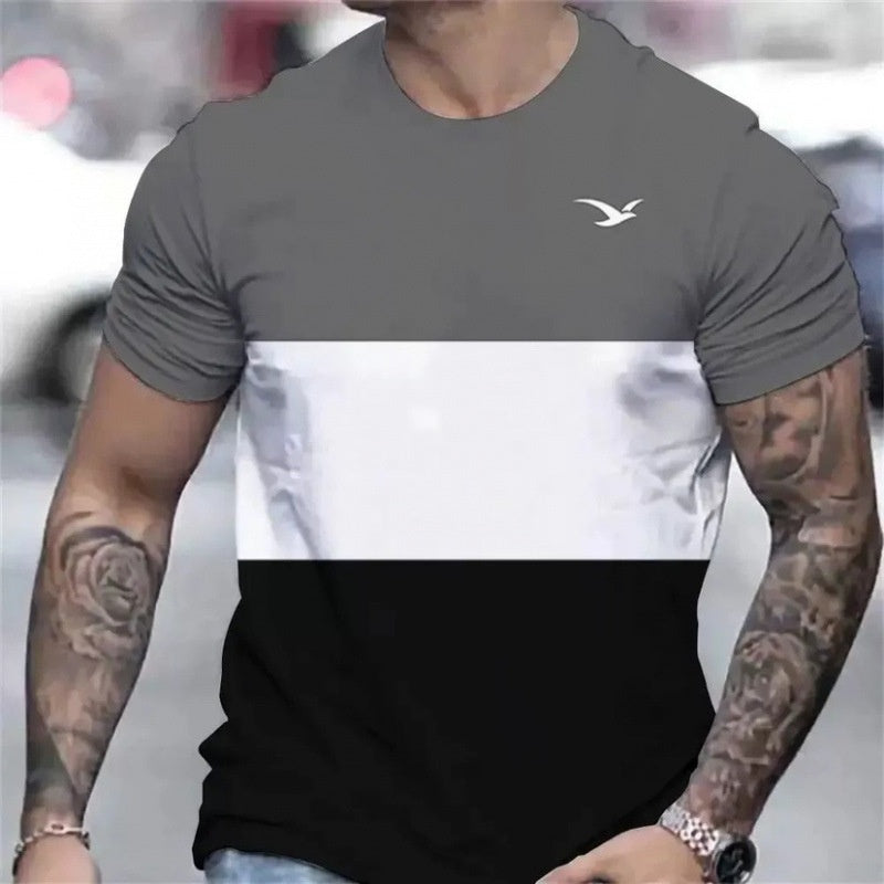 Men's T-shirt 3D Printing Athletic Clothing by null