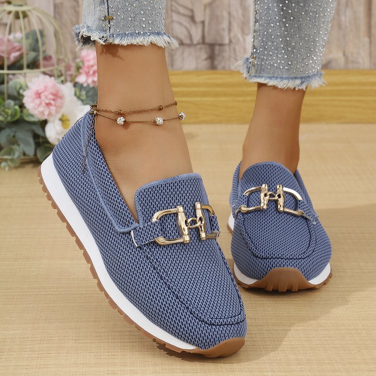 Buy Women's All-match Casual Solid Color Flat Simple Sneaker online at DLC Market
