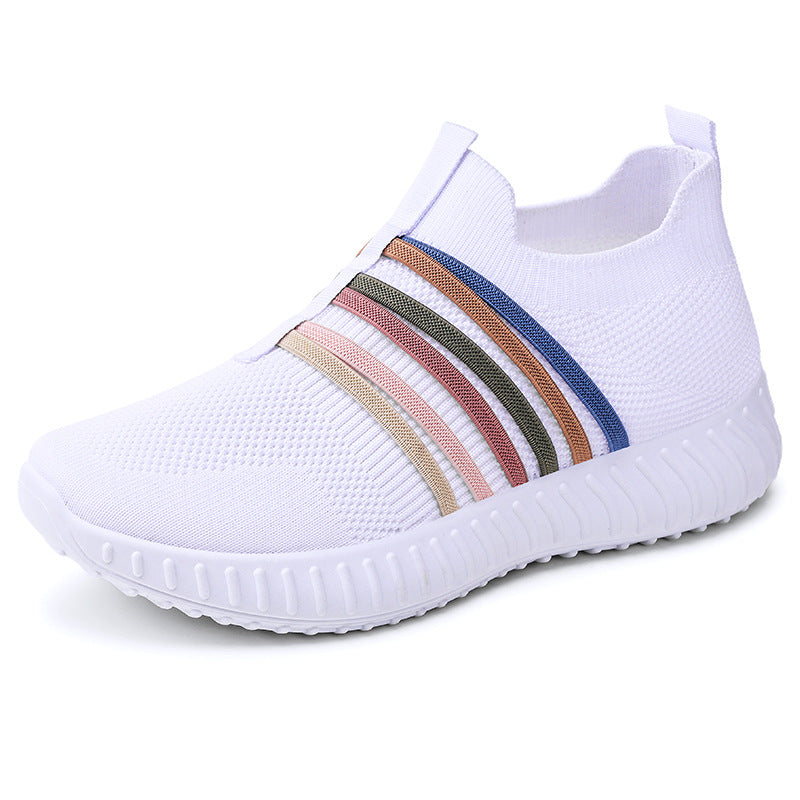 Buy Women's Casual Shoes Breathable Mesh Surface Plus Size Soft Bottom Pumps online at DLC Market