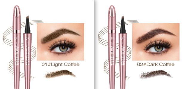 Buy Waterproof And Smooth Not Smudge Four-fork Liquid Eyebrow Pencil online at DLC Market