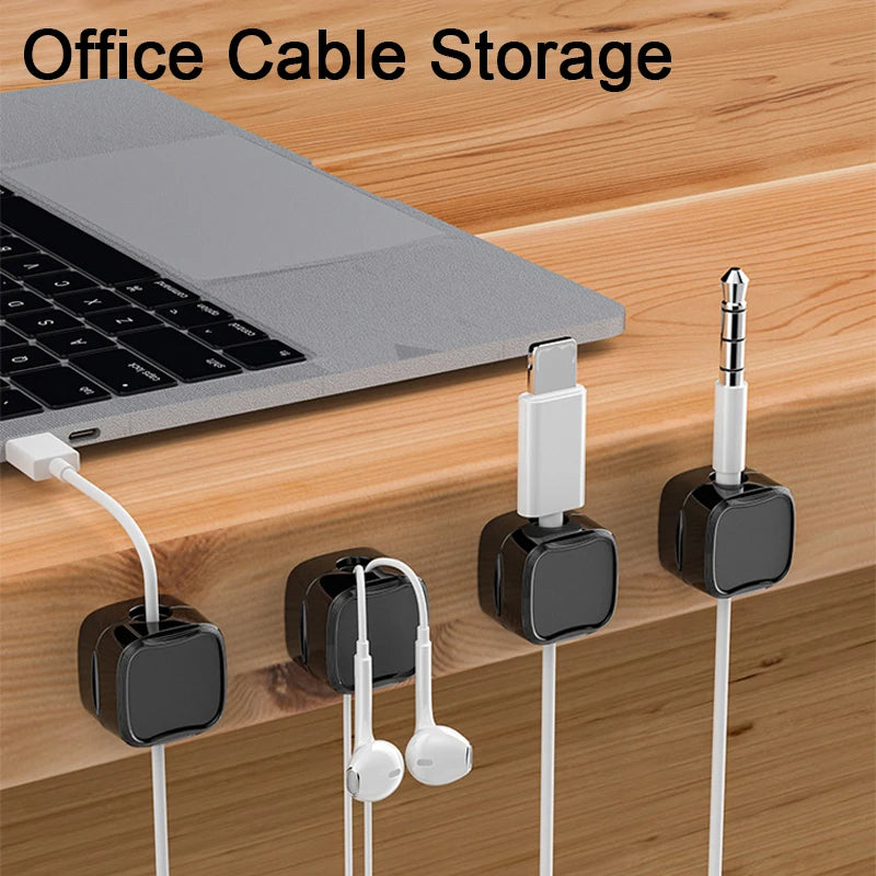 Buy Magnetic Cable Clip Under Desk Cable Management Adjustable Cord Holder Wire Organizer And Cable Management Wire Keeper online at DLC Market