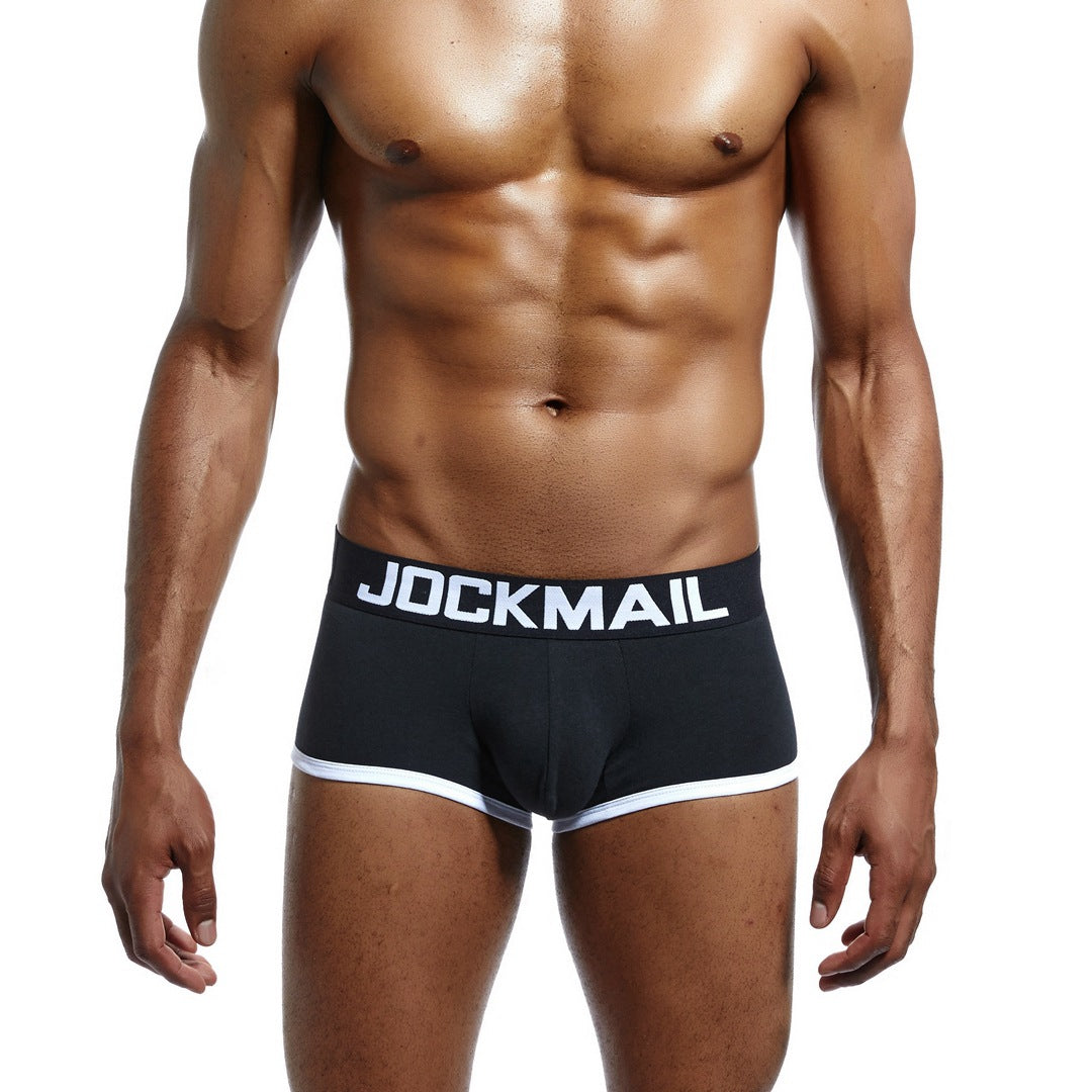 Men's Woven Boxer Cotton Underwear by null