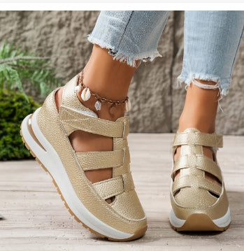 Buy Summer Wedge Baotou Hollow Women's Breathable Shoes online at DLC Market