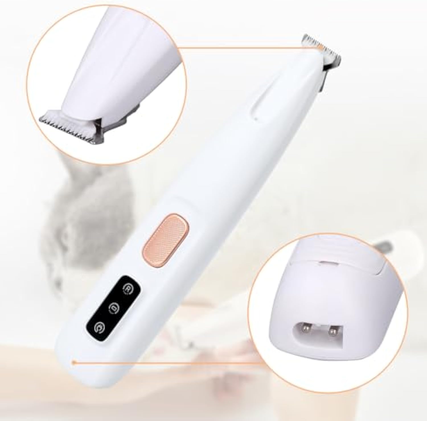 Buy Dog Paw Trimmer Electric Dog Trimmer For Paws Pet Paws Trimmer With Led Light Rechargeable Low Noise Pet Trimmer Hair Clipper online at DLC Market