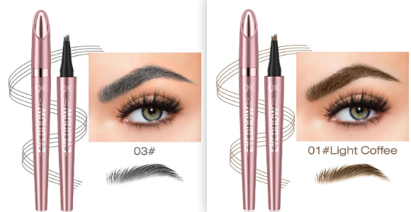 Buy Waterproof And Smooth Not Smudge Four-fork Liquid Eyebrow Pencil online at DLC Market