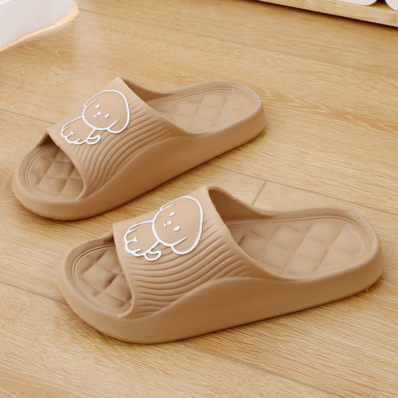 Cartoon Dog Non-Slip Indoor House Slippers - DLC MARKET