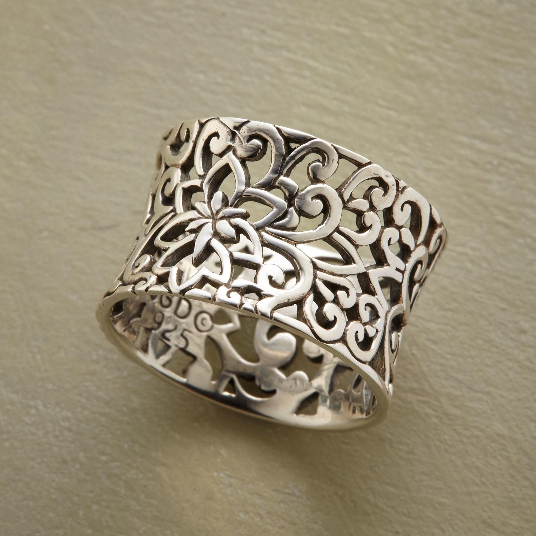 Buy Girlfriends Couple Gift Irregular Hollow Pattern Ring Female online at DLC Market