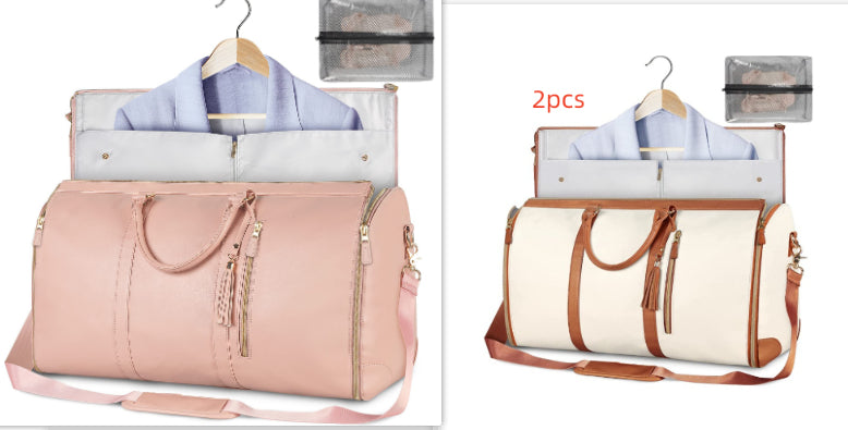 Buy Large Capacity Travel Duffle Bag Women's Handbag Folding Suit Bag Waterproof Clothes Totes online at DLC Market