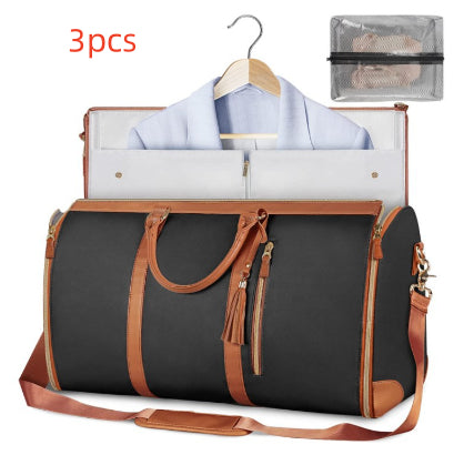 Buy Large Capacity Travel Duffle Bag Women's Handbag Folding Suit Bag Waterproof Clothes Totes online at DLC Market