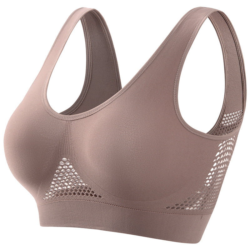 Buy Plus Size Women's Small Chest Push-up Workout Running Yoga online at DLC Market