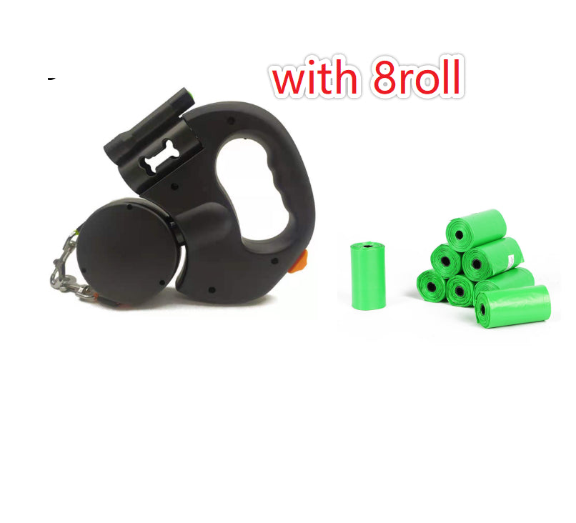 Buy Retractable Dog Leash For Small Dogs Reflective Dual Pet Leash Lead 360 Swivel No Double Dog Walking Leash With Lights Pet Products online at DLC Market