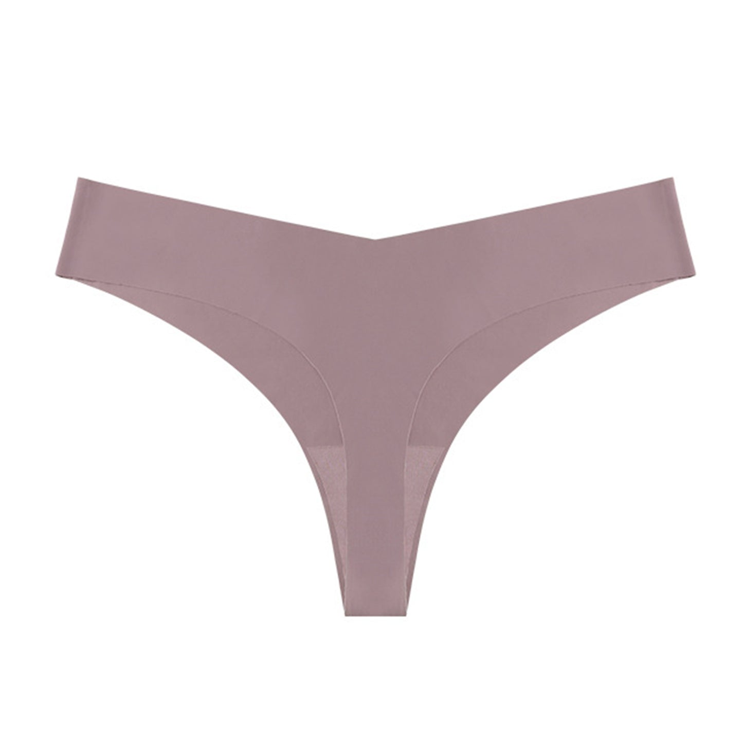 Buy Low Waist Ice Silk Nude Feel Seamless Purified Cotton Crotch T-back online at DLC Market