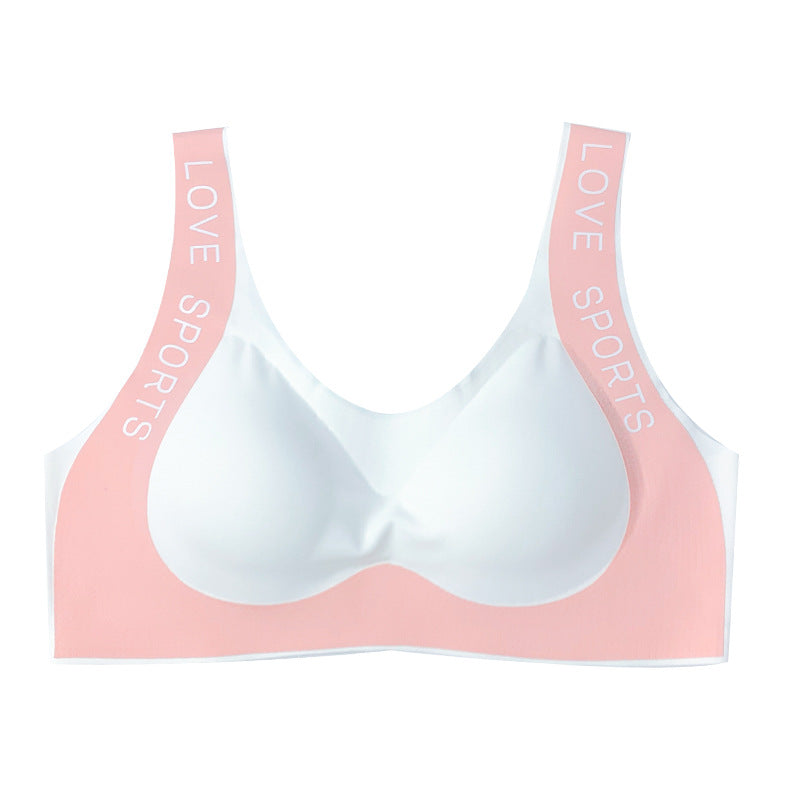 Buy Letter Wide Shoulder Strap Small Chest Gathering Bras Breathable online at DLC Market