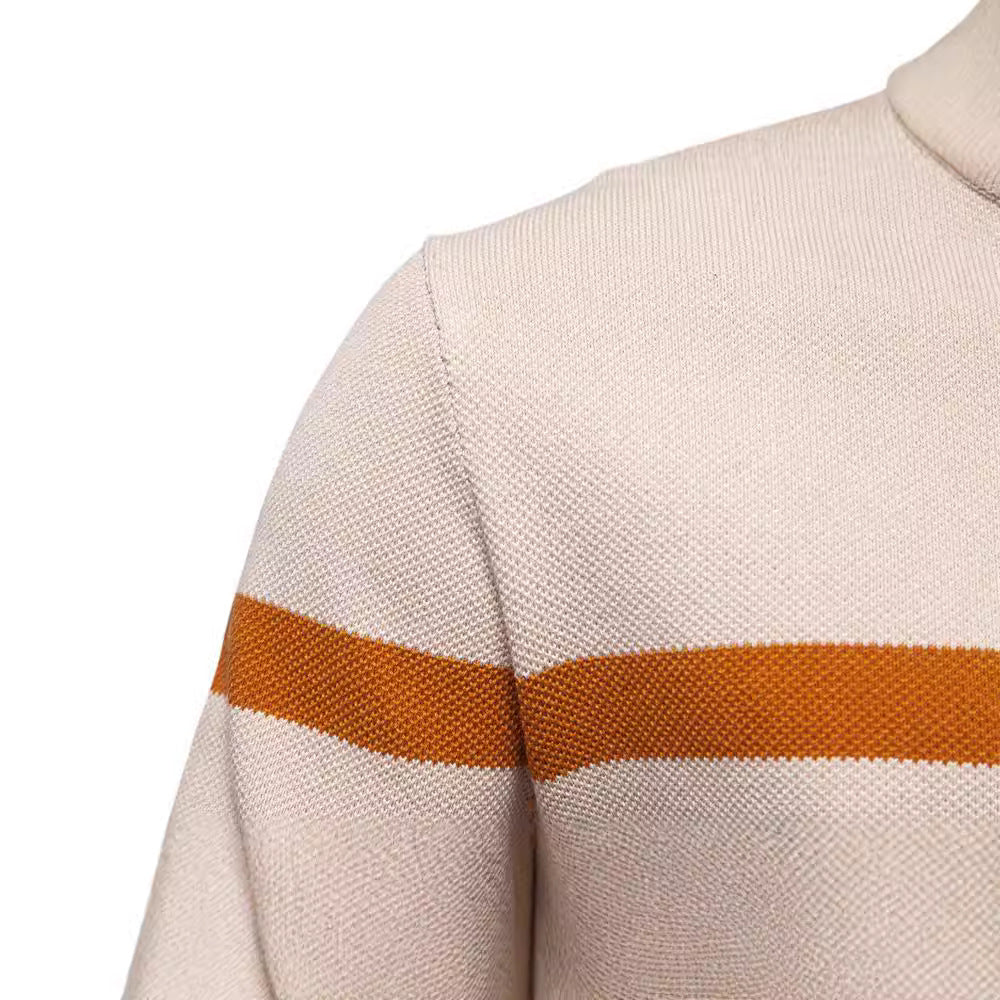New Color Matching Sweater Men's Clothing by null