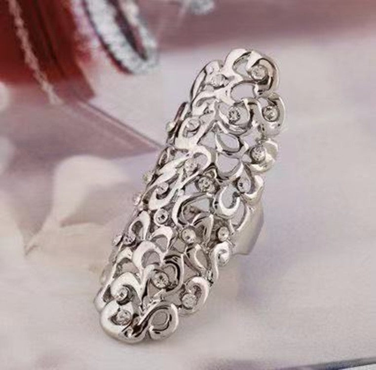 Buy Girlfriends Couple Gift Irregular Hollow Pattern Ring Female online at DLC Market