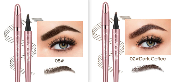 Buy Waterproof And Smooth Not Smudge Four-fork Liquid Eyebrow Pencil online at DLC Market